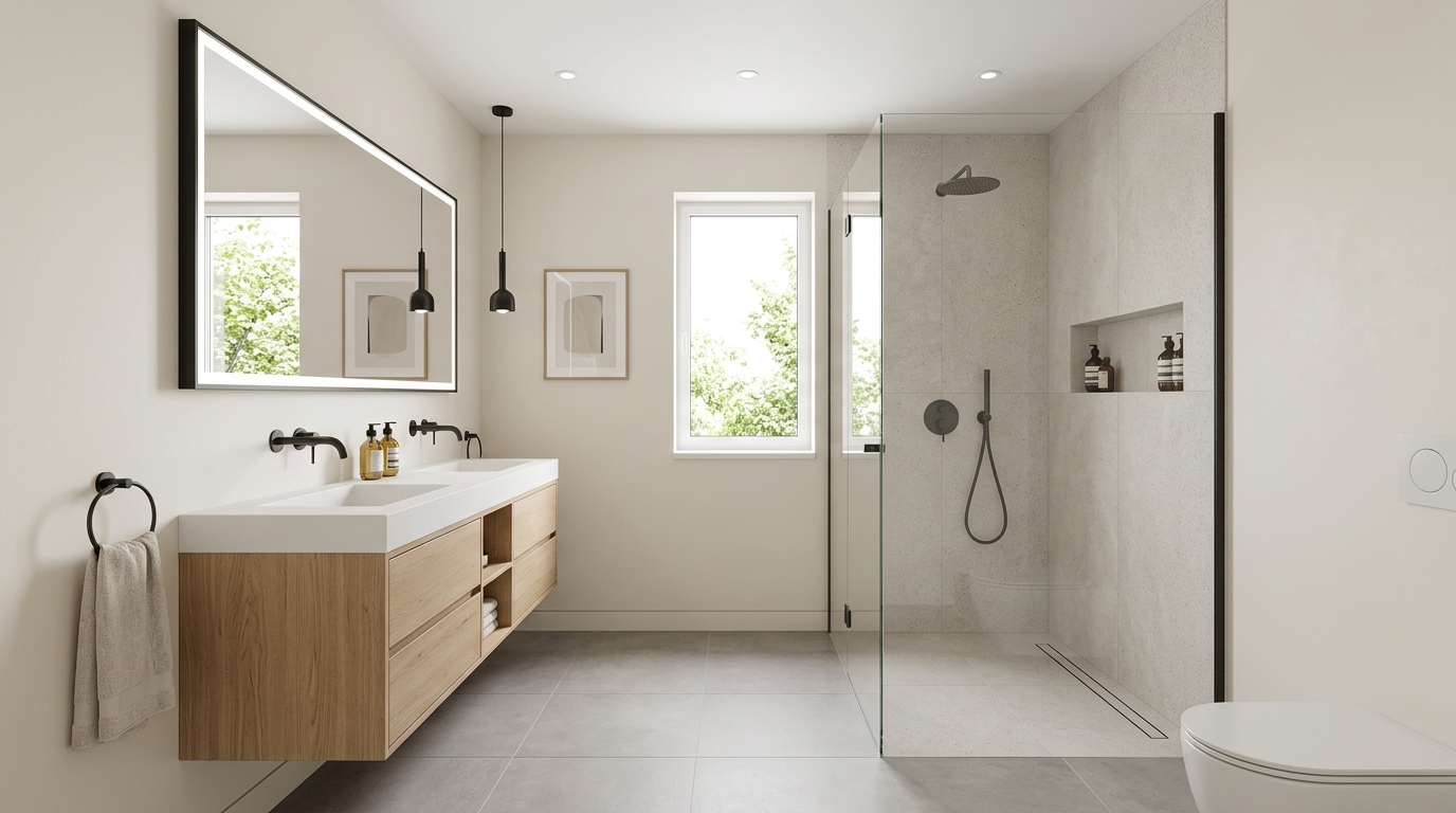 6 m² Minimalist Banyo