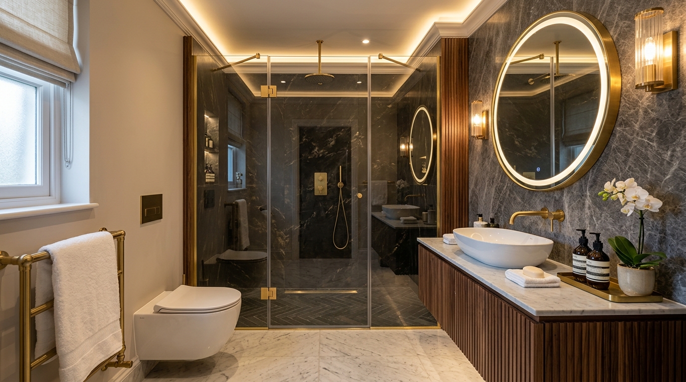 8 m² Luxury Otel Tipi Banyo